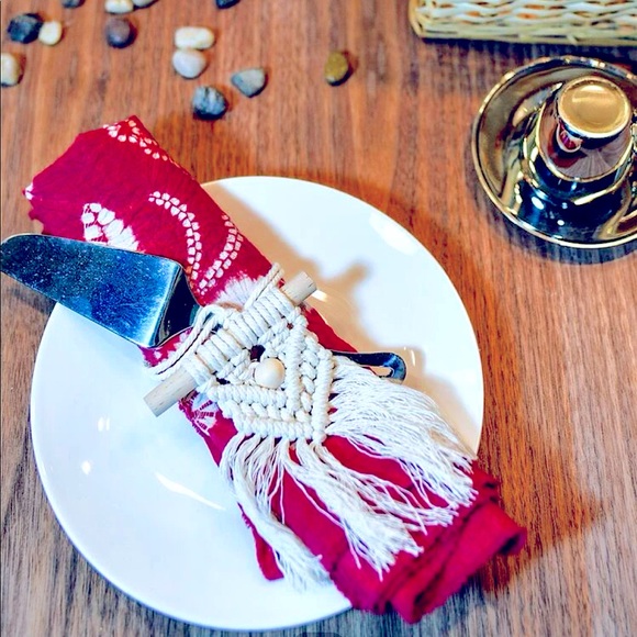 Modern »-»MaCrÄmË DeCoR«—« bOhO sTyLe | Woven Fiber Art | Multi-use Embellish - Picture 1 of 15